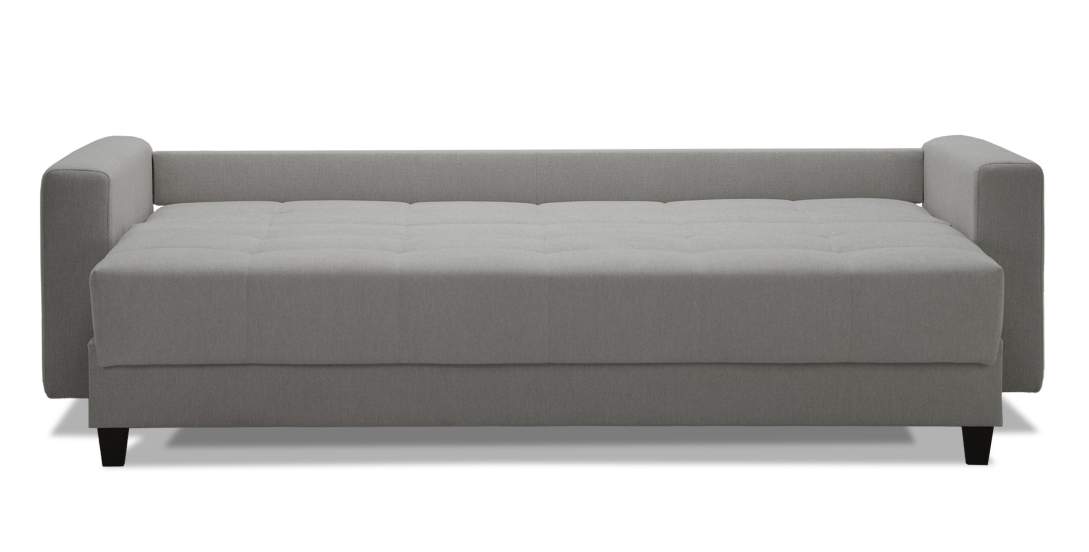 Прямой диван Энтон Пепельный велюр