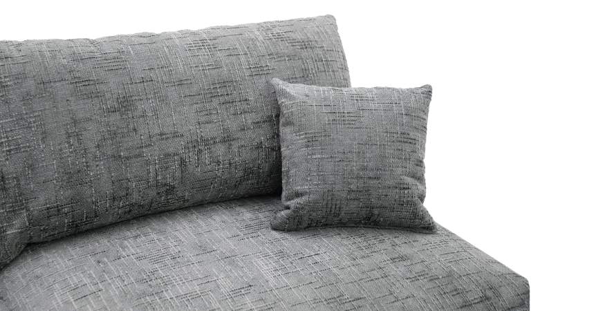 Прямой диван Кьяра графитовый шенилл 