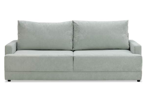 Прямой диван Клиф мятный велюр