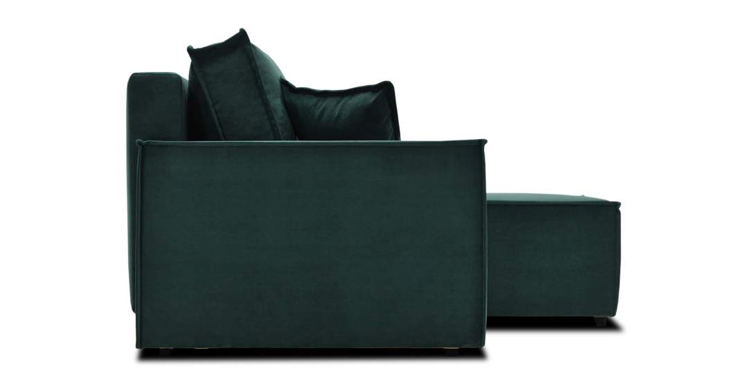 Угловой диван Фабио Изумрудный велюр