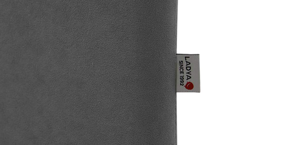 Угловая кушетка Тиволи 190 Серый велюр 