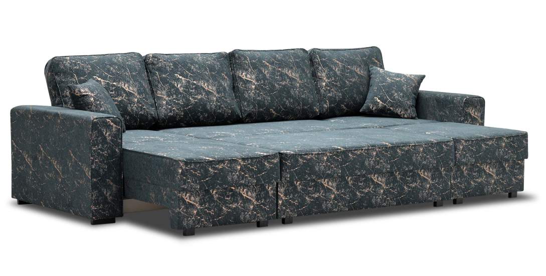 Диван трансформер Астон MAX Антрацитовый шенилл