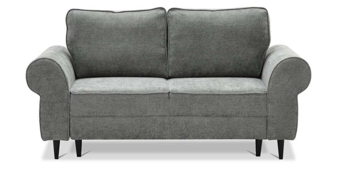 Прямой мини диван Гизела 140 Серый шенилл 