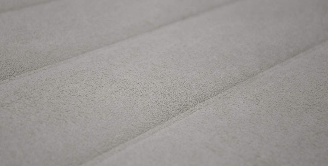 Угловой диван левый Белес Молочно-кремовый букле 