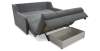Прямой диван Стронг 155 серый велюр 