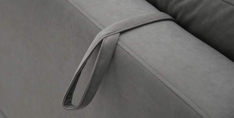 Прямой диван Морма оранжевый велюр Уцененный