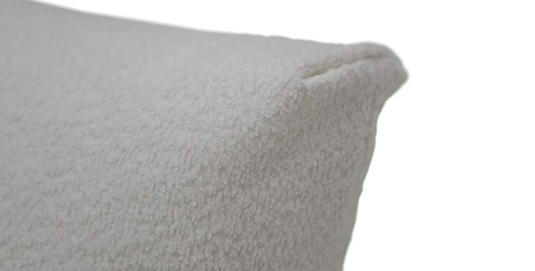 Прямой диван Фоджа белый букле