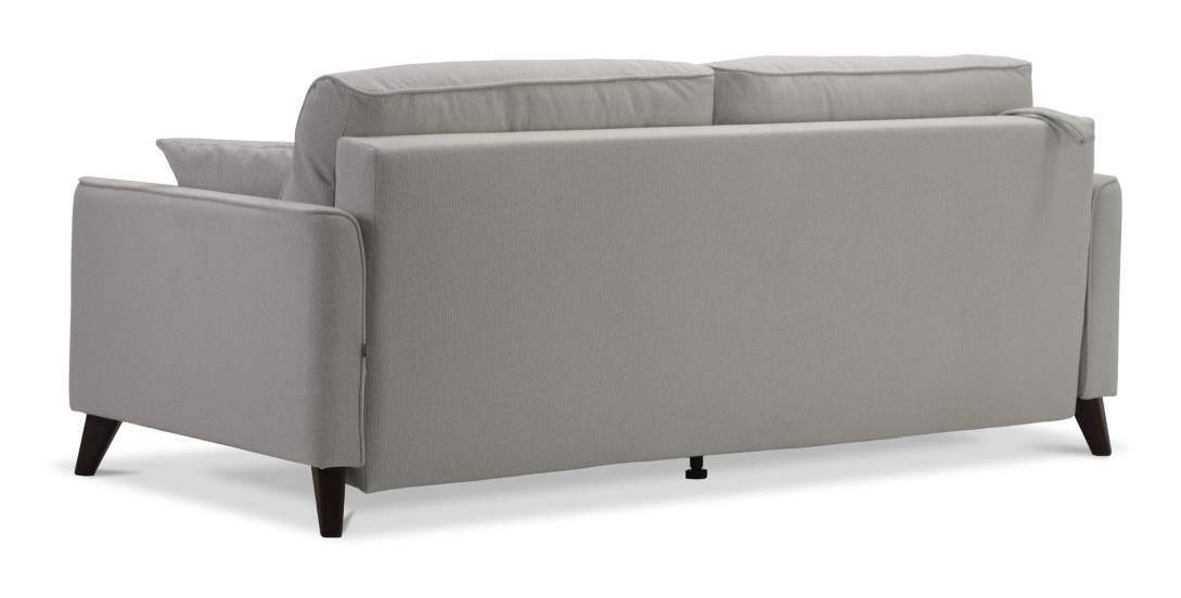 Прямой диван Авилла Светло-бежевый велюр