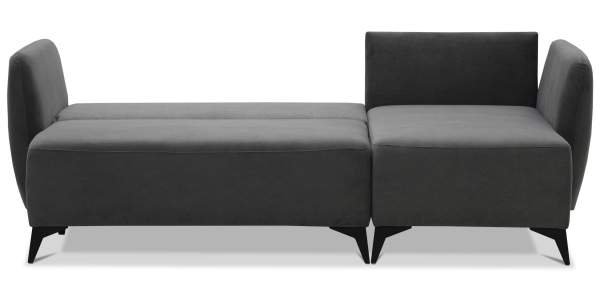 Угловой диван Тиволи Серый велюр Уцененный