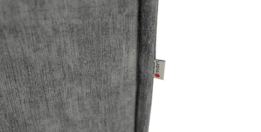 Угловой диван Фабио темно-серый велюр