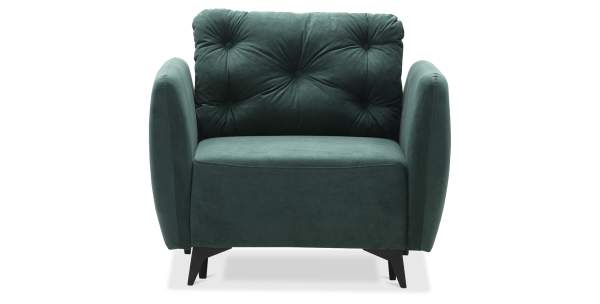 Раскладное кресло Тиволи изумрудный велюр 