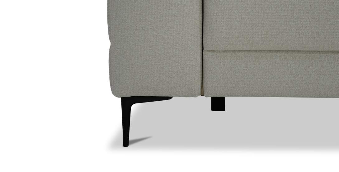 Прямой диван Белес миди молочный шенилл Уцененный