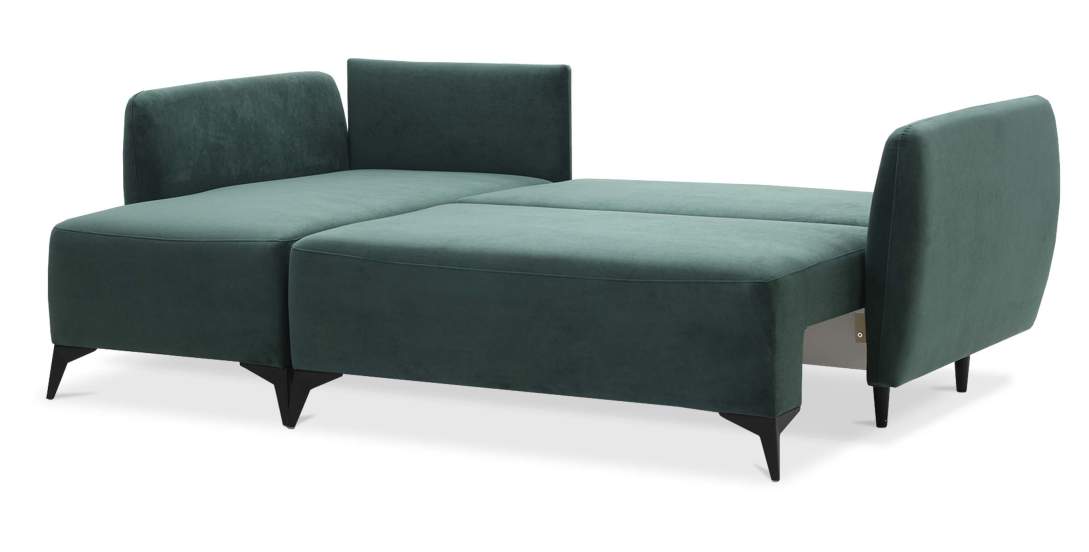 Угловой диван Тиволи Изумрудный велюр 