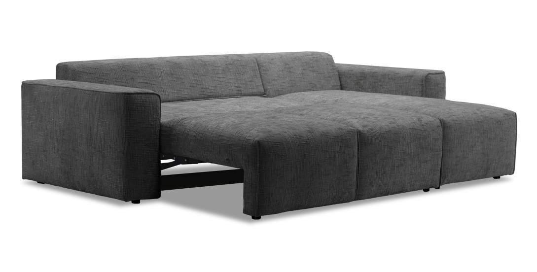 Угловой диван Матье Графитовый шенилл