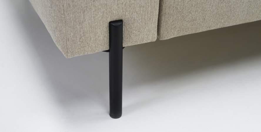 Прямой диван Энгри Бежевый шенилл Уцененный