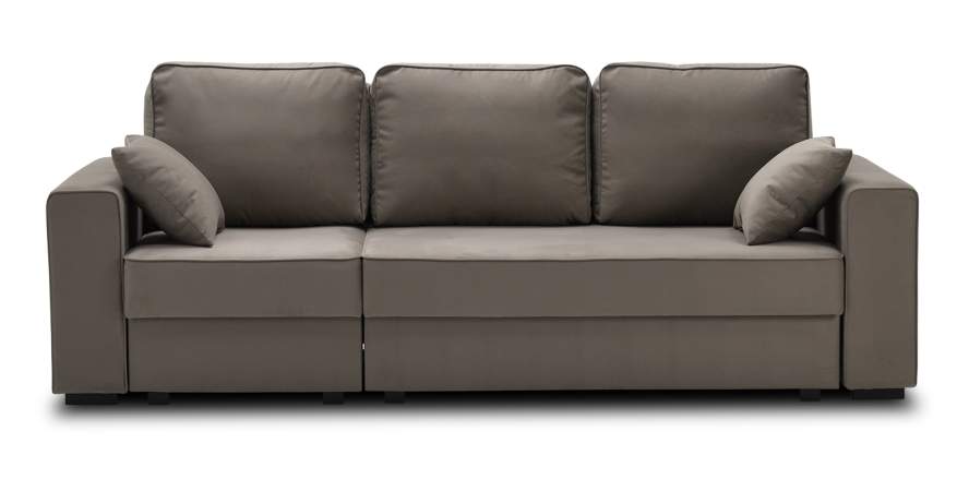 Диван трансформер Астон Светло-коричневый велюр Уцененный