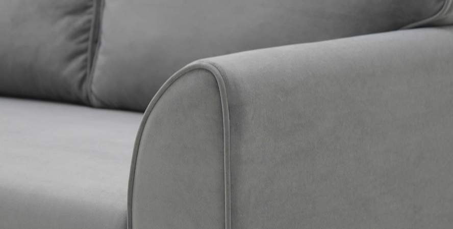 Прямой мини диван Касита 140 Серый велюр Уцененный Прямой мини диван Касита 140 Серый велюр Уцененный