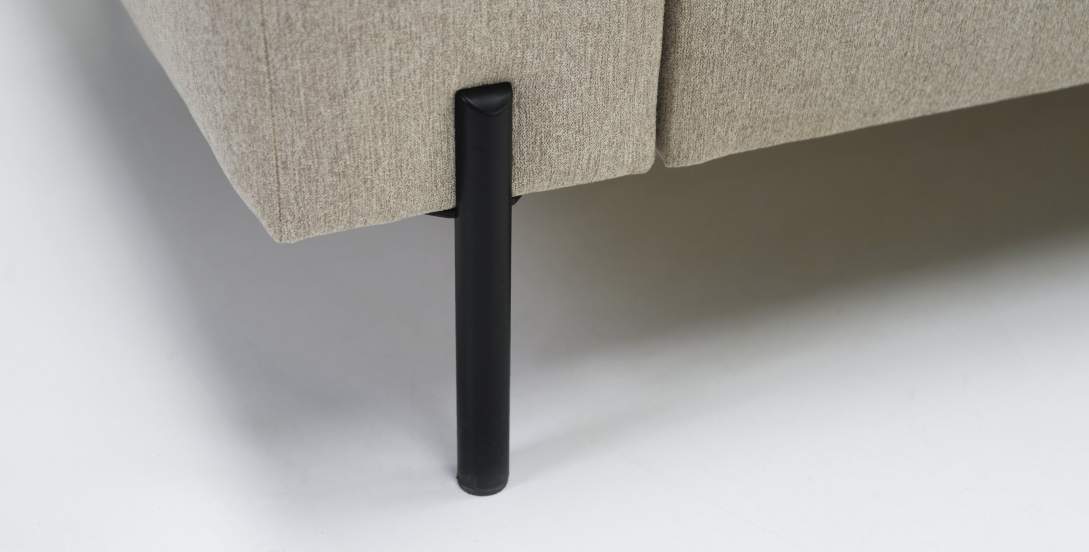 Прямой диван Энгри бежевый шенилл Уцененный