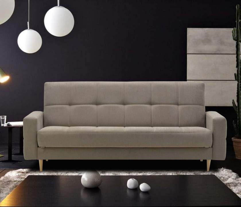 Прямой диван Виконт Бежевый шенилл