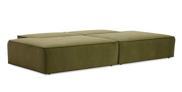 Прямой диван Рейф травяной велюр