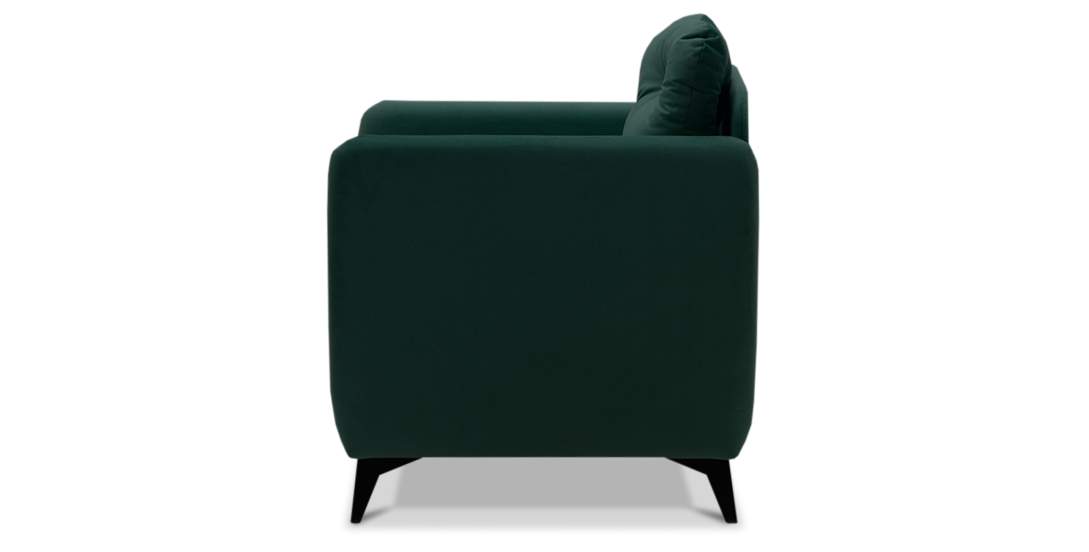 Нераскладное кресло Тиволи изумрудный велюр 