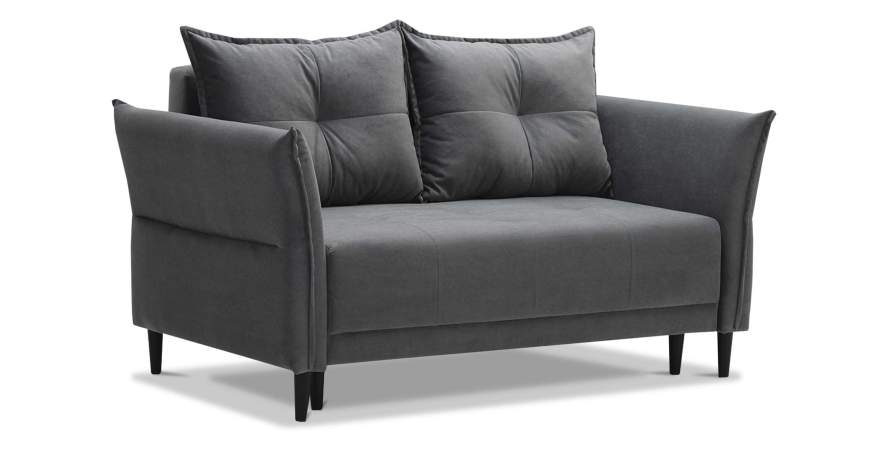 Прямой мини диван Лома 140 жемчужный шенилл Уцененный