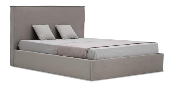 Двуспальная кровать Лутон 160 бежевый велюр