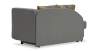 Угловая кушетка правая Иби светло-серый велюр