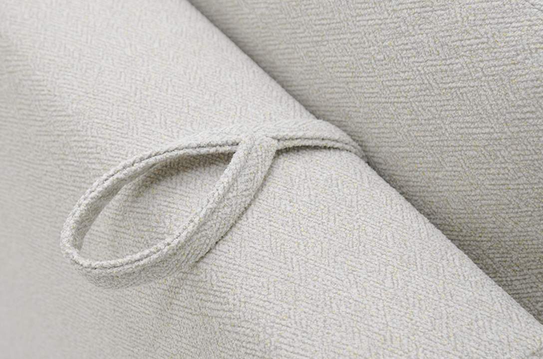 Прямой диван Тельда айвори велюр