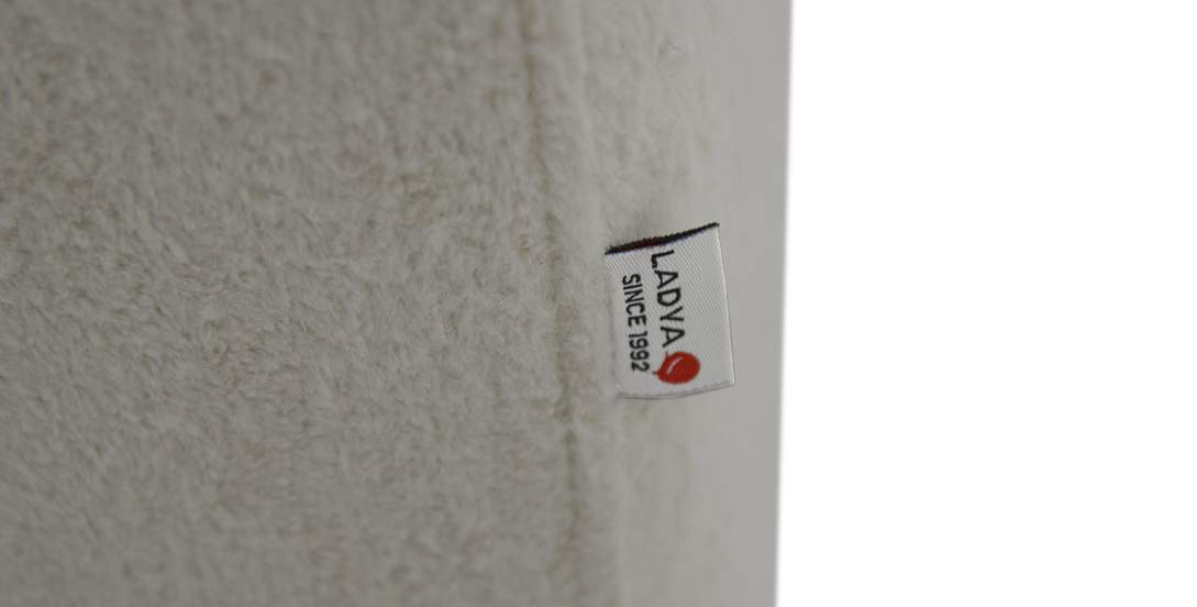 Угловой диван левый Кьянти Молочный шенилл