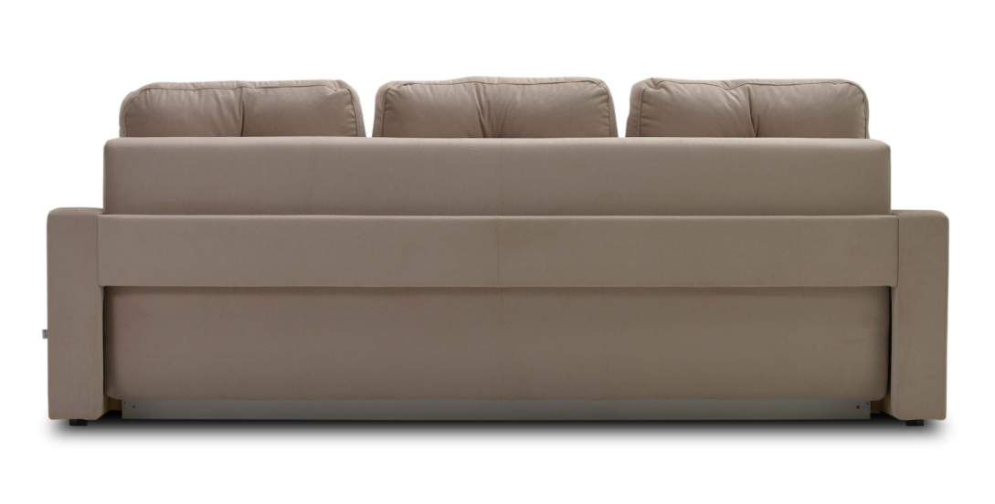 Прямой диван Сити коричневый велюр 