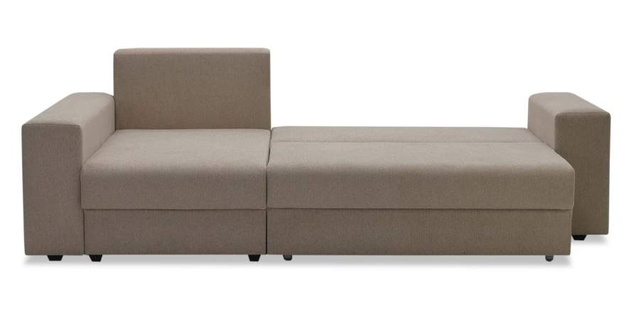 Угловой диван левый Майами Бежевый шенилл 