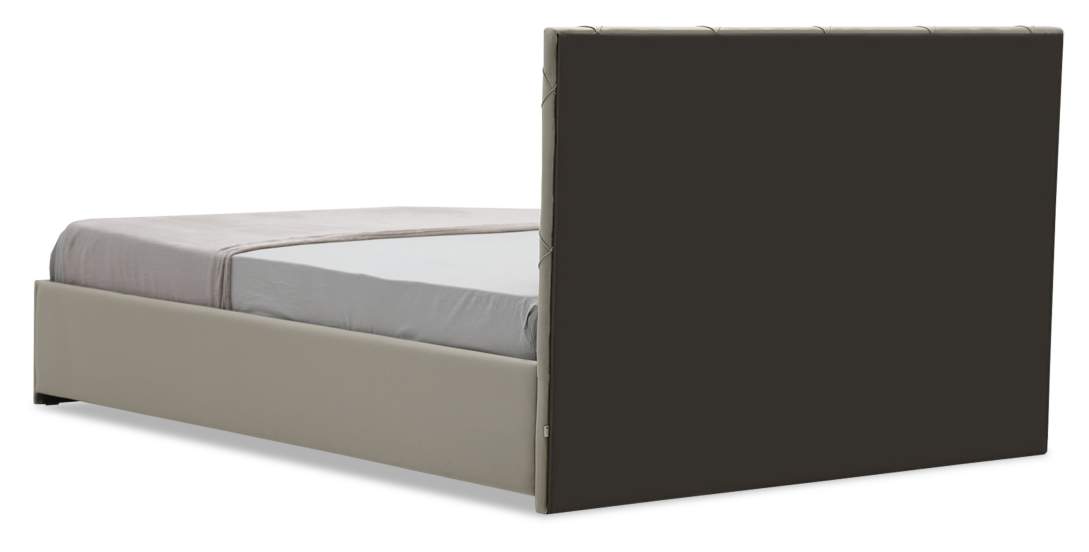 Двуспальная кровать Артэ 140 бежевый велюр