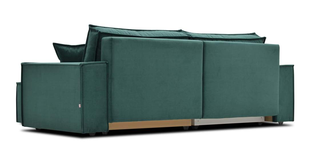 Угловой диван Фабио Изумрудный велюр