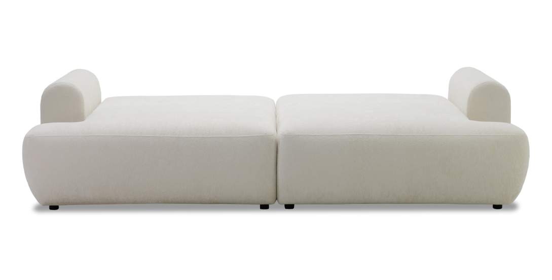 Прямой диван Кьянти Белый шенилл