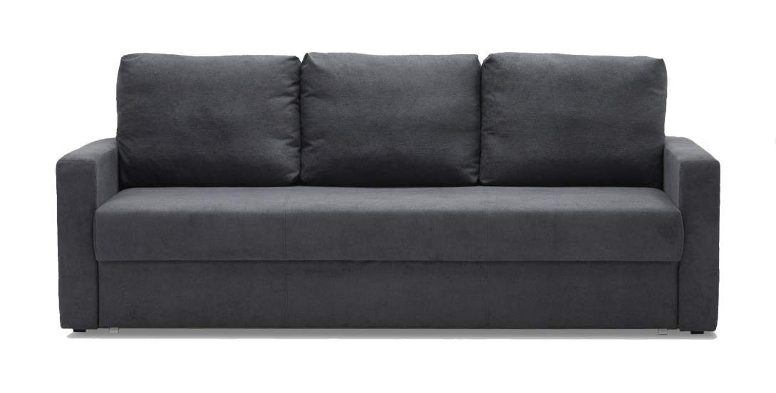 Прямой диван Мекс Графитовый букле