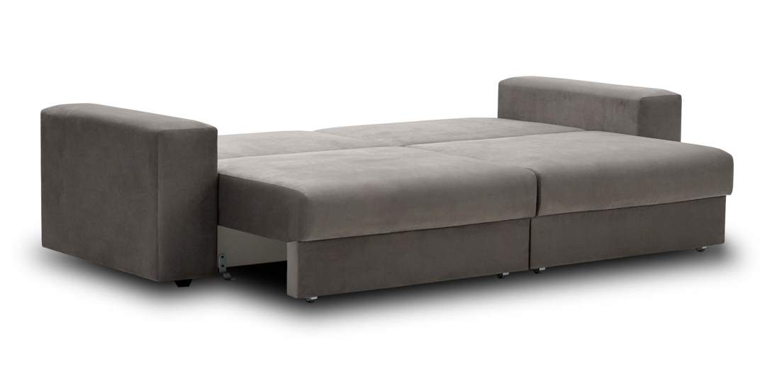 Прямой диван Майами Бежевый велюр 