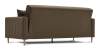 Прямой диван Эмма Коричневый велюр Уцененный