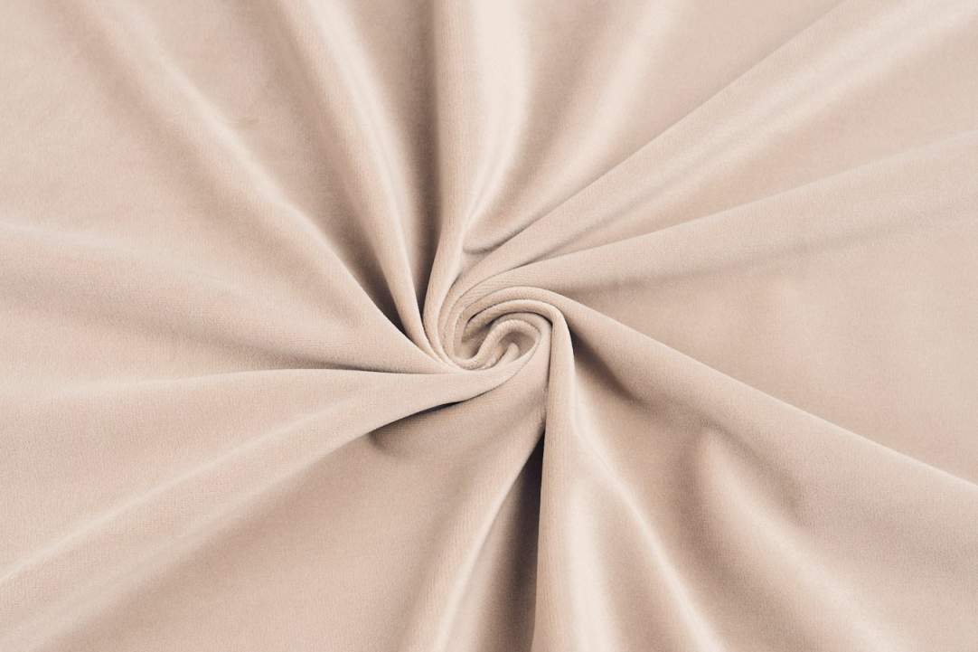 Двуспальная кровать Эйвери 140 бежевый велюр Уцененный