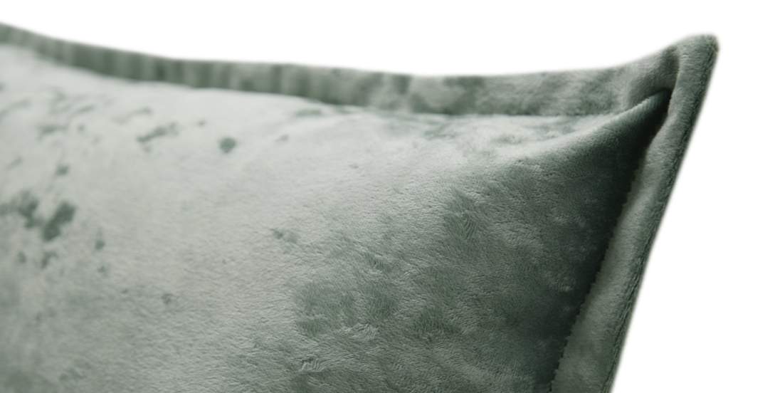 Прямой мини диван Бохо Жемчужно-мятный велюр