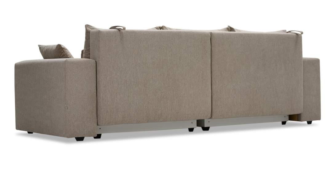 Прямой диван Майами Бежевый шенилл