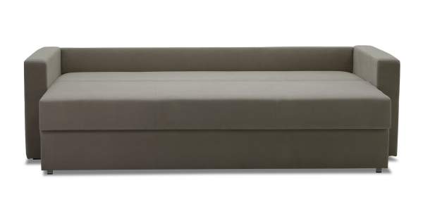 Прямой диван Мекс светло-коричневый велюр