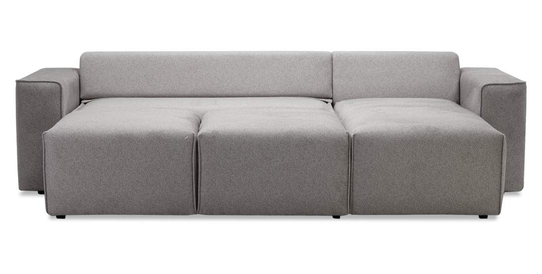 Угловой диван Матье Грейж велюр 