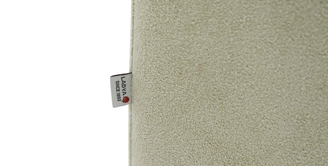 Угловой диван правый Кьянти Cветло-бежевый велюр