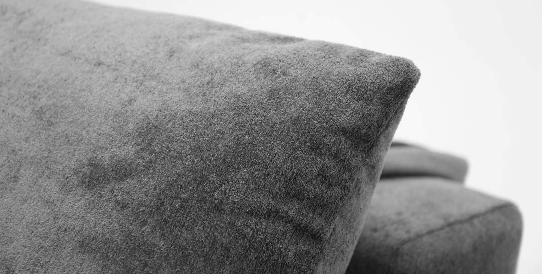 Прямой диван Кьянти Графитовый велюр 