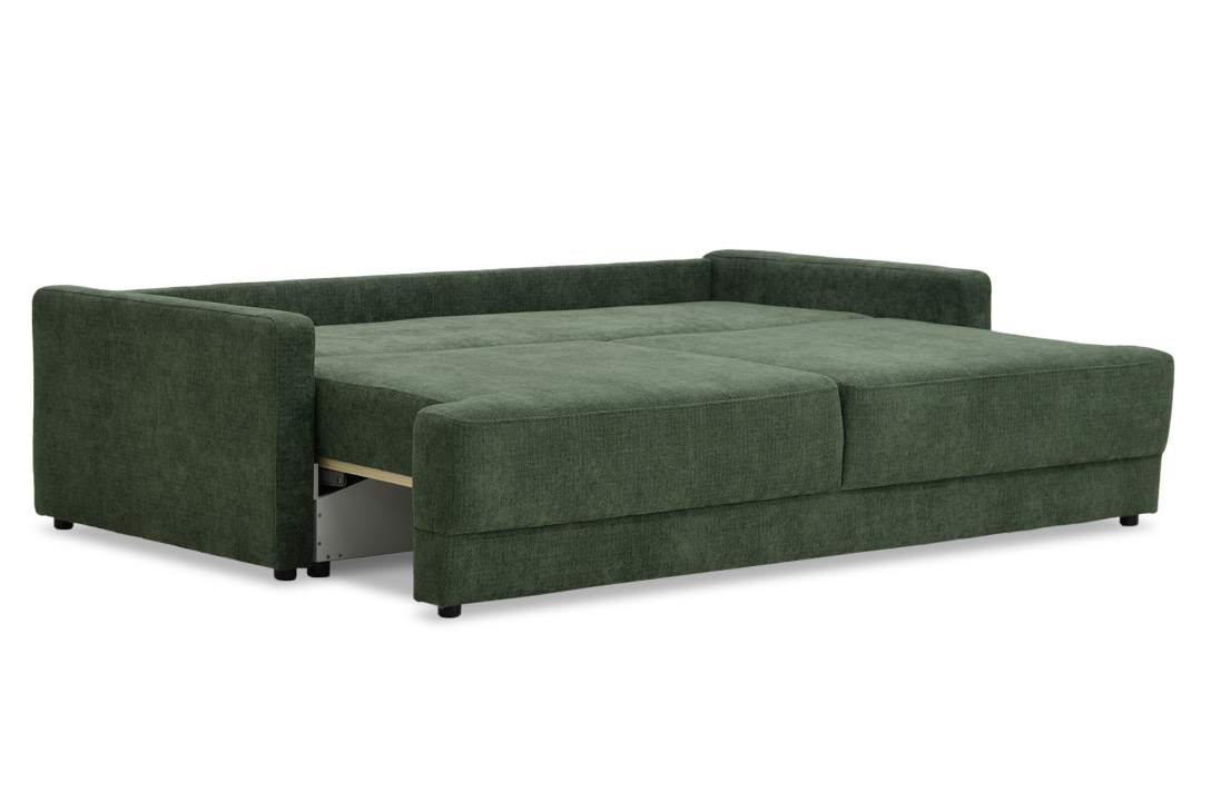 Прямой диван Клиф изумрудный шенилл