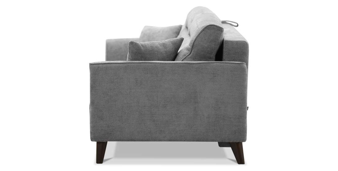 Прямой диван Авилла Серый шенилл