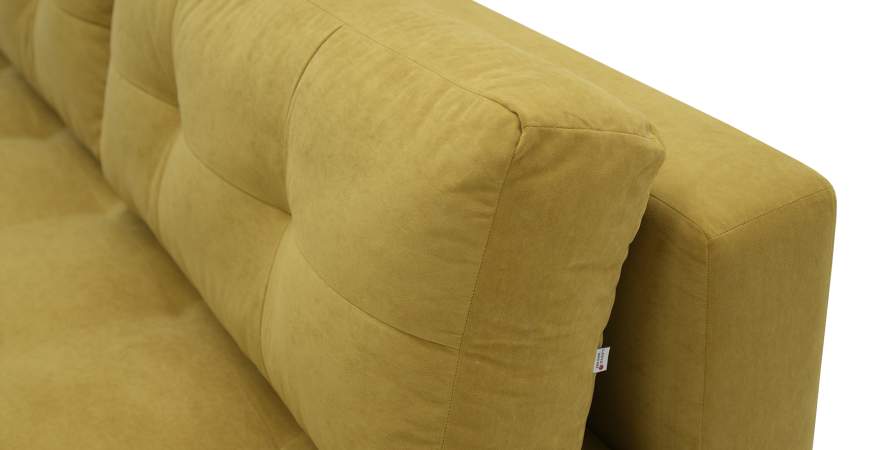 Прямой диван Морма Оливковый велюр Уцененный