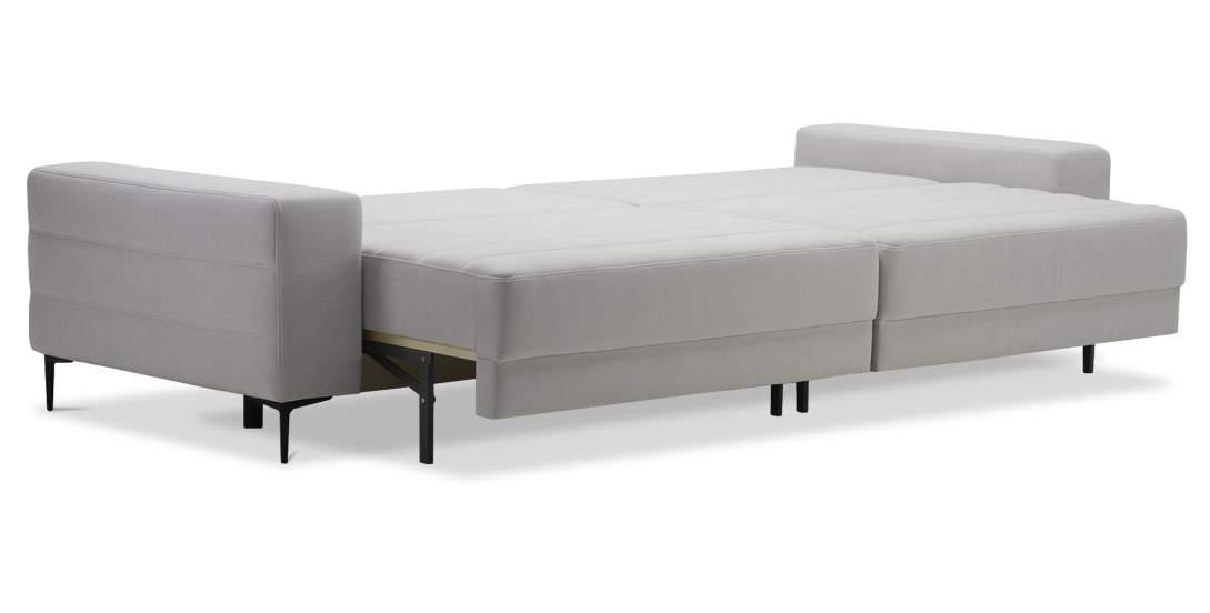 Прямой диван Белес Молочный шенилл 