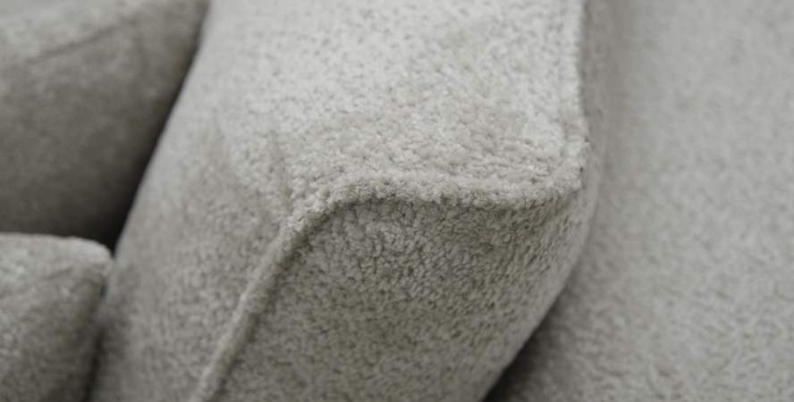 Угловой диван Матье Серо-бежевый шенилл Уцененный